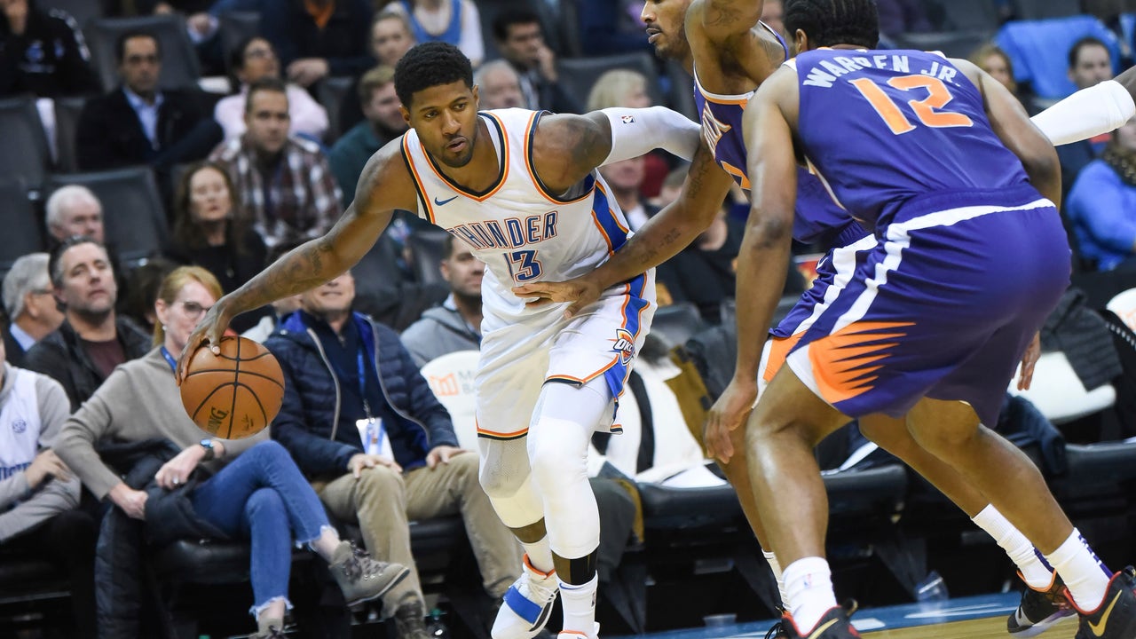 George scores 32 as Thunder roll past Suns, 118-101